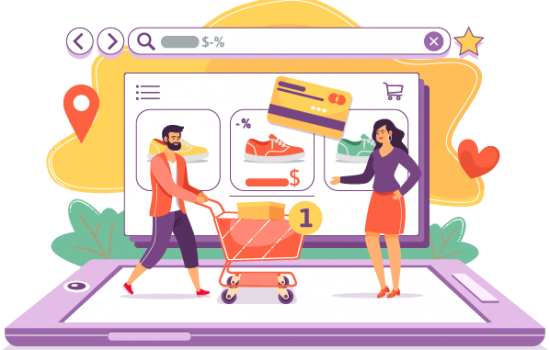 E-Commerce web store-Icon